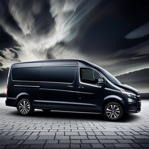dark background van service up to 15 seater