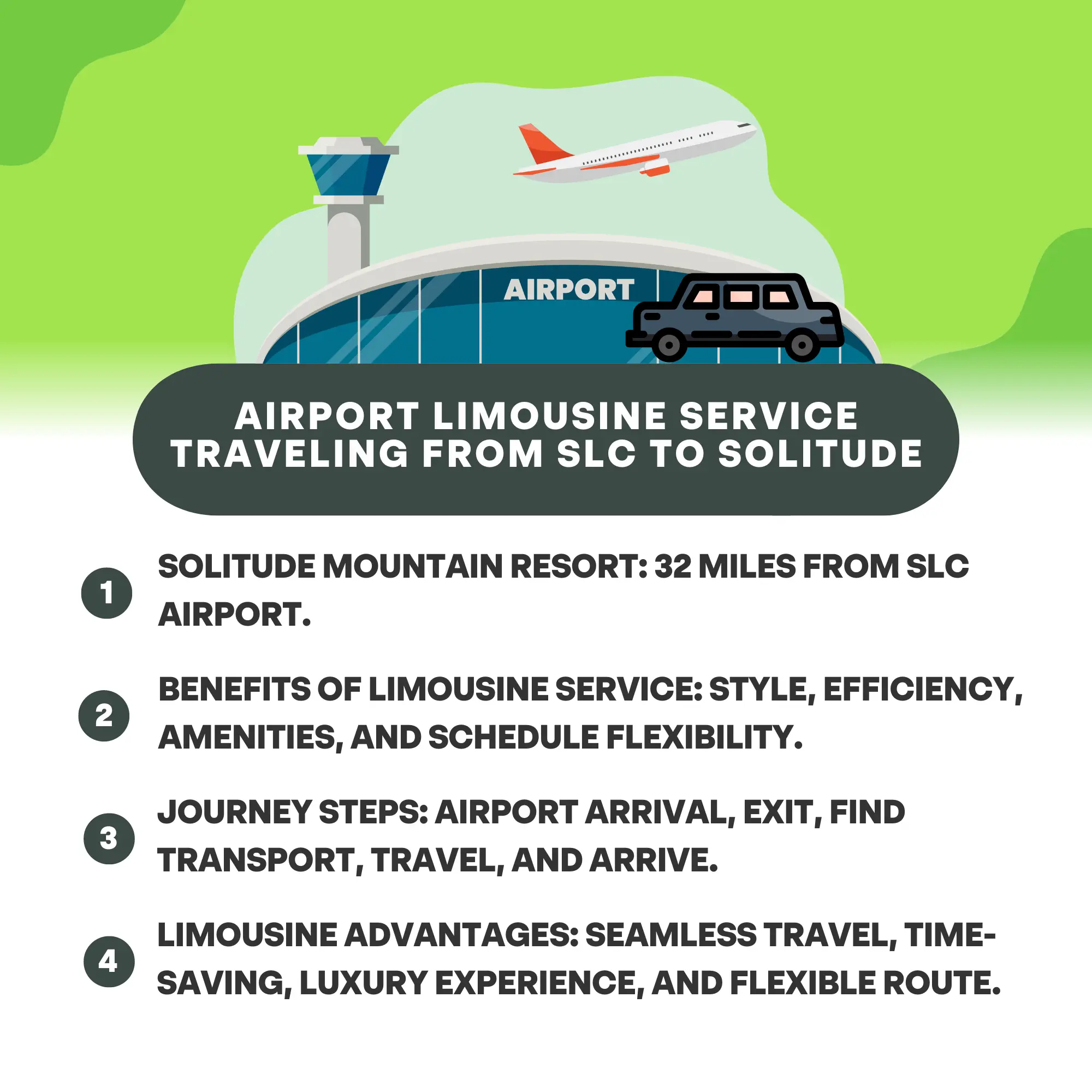 Airport Limousine Service: Traveling From SLC to Solitude